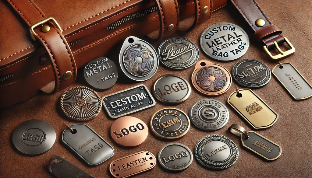 Custom Metal Leather Bag Tags