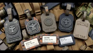 Custom bag tags for soldiers, tactical gear, and military equipment