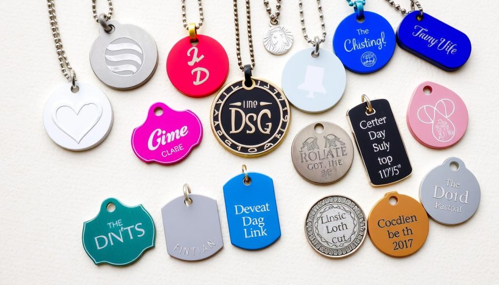 Customizable dog tags