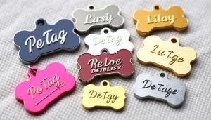 High-quality engraved pet products