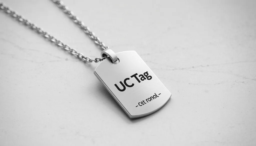 Stainless Steel Army Tag Necklace