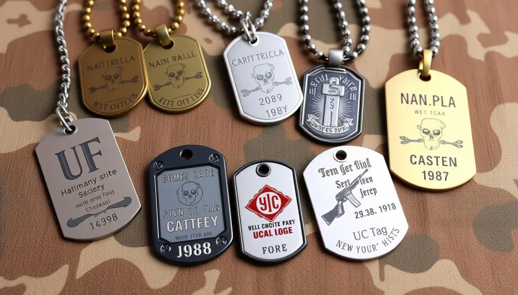 custom army dog tags