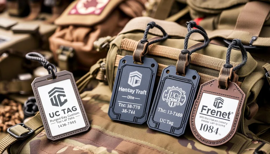 custom bag tags for military use