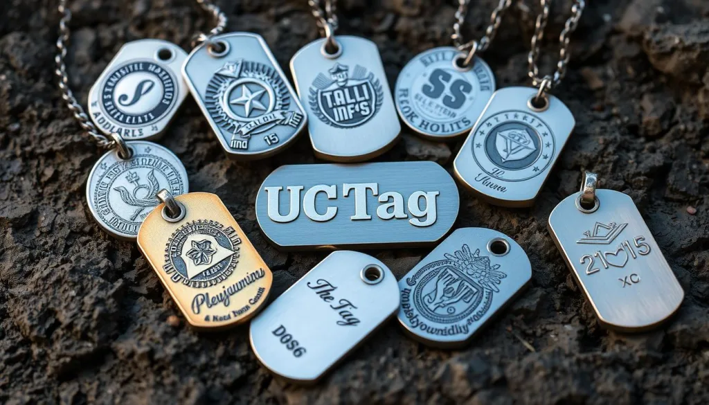 custom design military tags