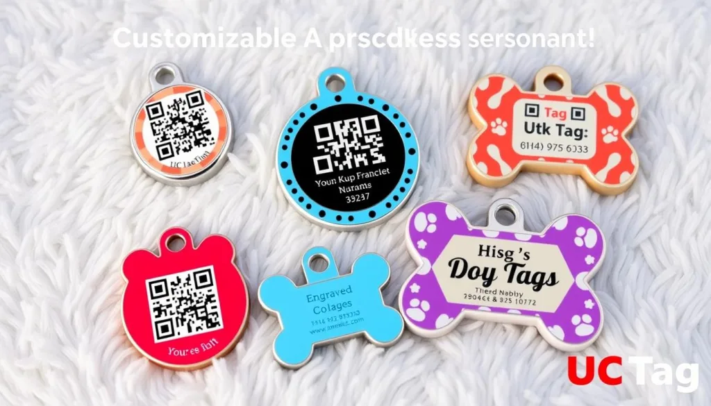 customizable dog ID tags