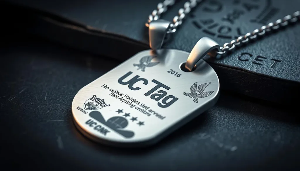 customized military dog tag pendant