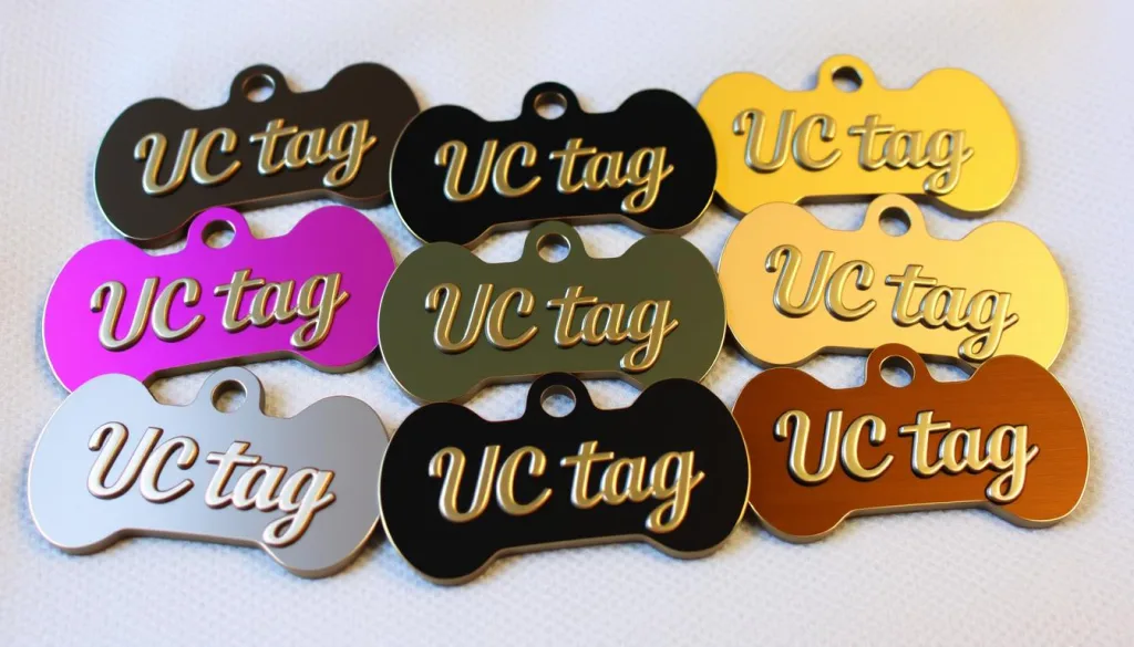 laser engraved pet tags