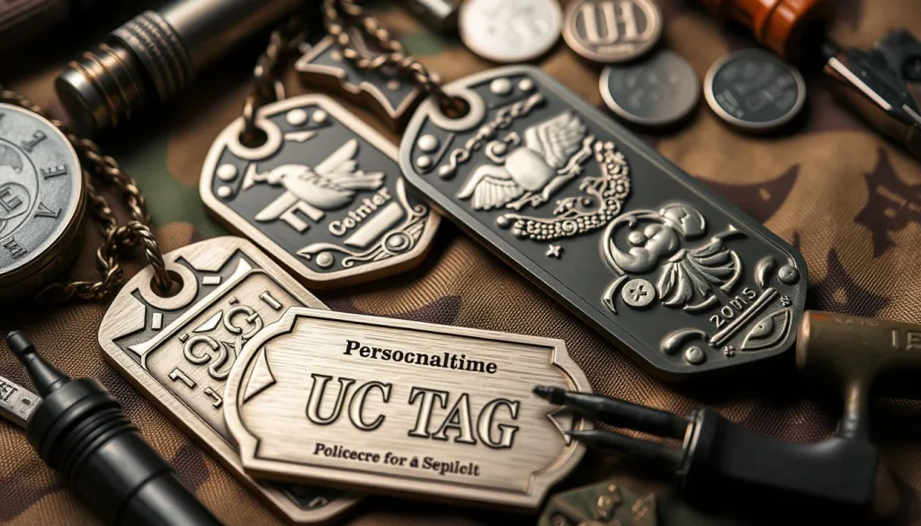 military tag engraving