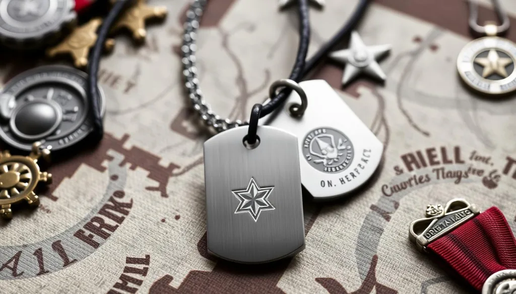 personalized military necklace