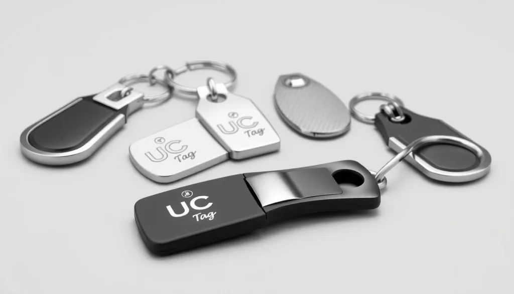 stylish car key tags