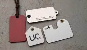 Durable metal tags for industrial use