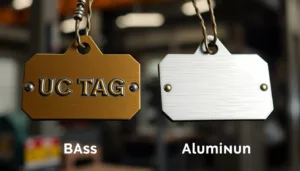 Metal Tag Brass vs Aluminum