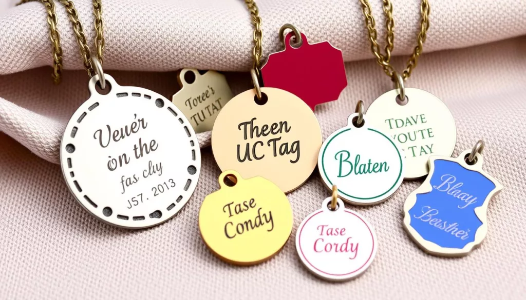 Personalized metal pet tags for pets