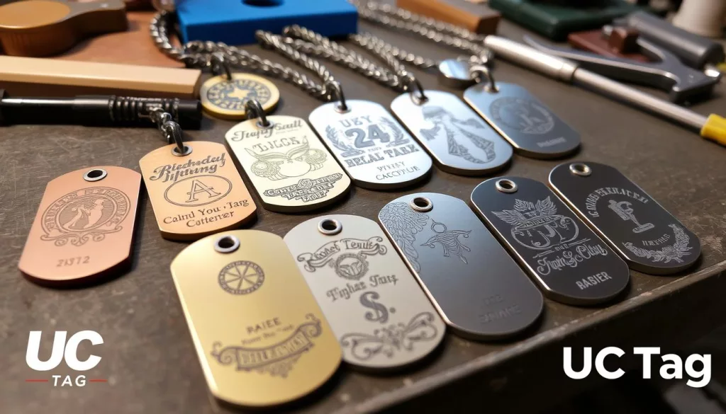 custom metal tag engraving