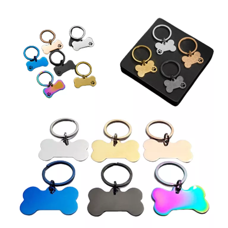 Custom Bone Shaped Dog Tag 1