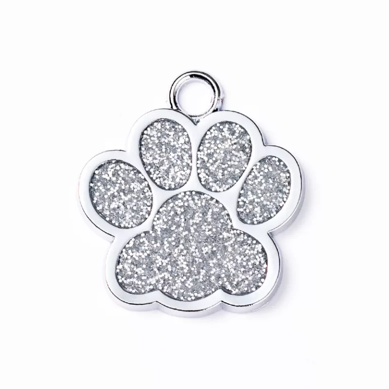 Custom Paw Shaped Dog Tag (2)