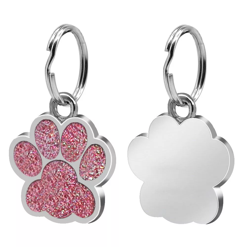 Standard Samples 2 Custom Paw Shaped Dog Tag 3