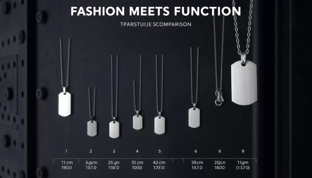 chain length comparison chart