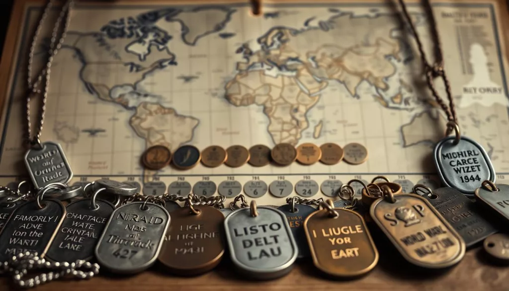 history of military identification tags