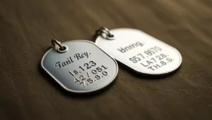 info on dog tag for humans