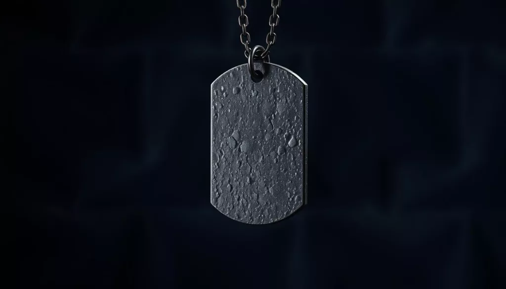 military dog tag necklace for men