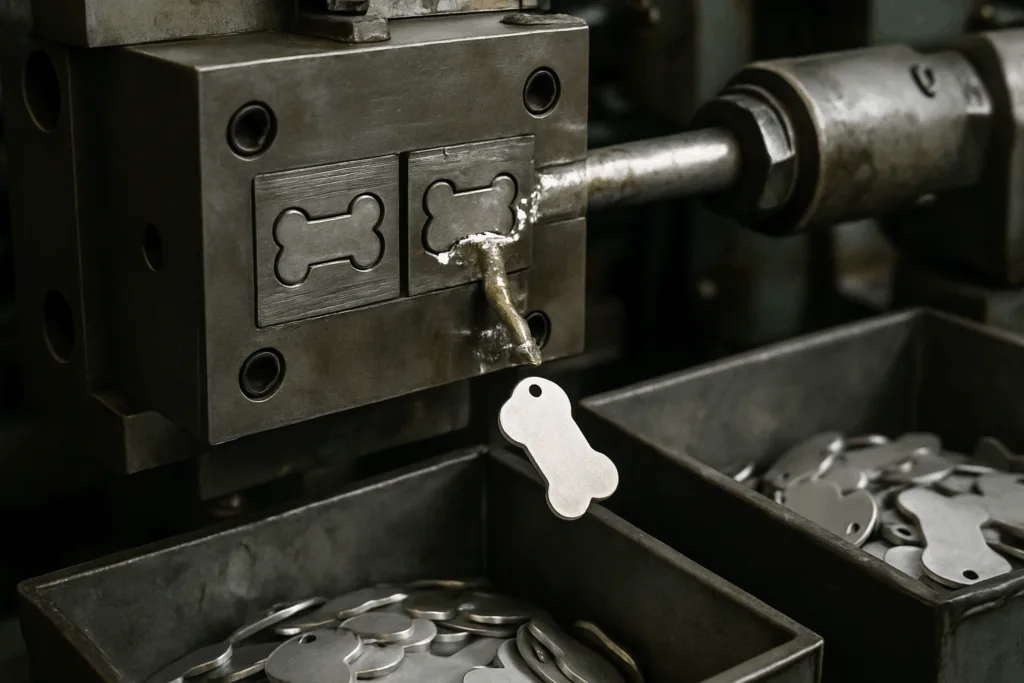 The Ultimate Guide to Custom Dog Tag Manufacturing 2 die casting zinc alloy dog tags