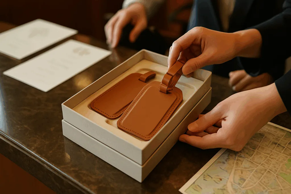 gifted luggage tag sets