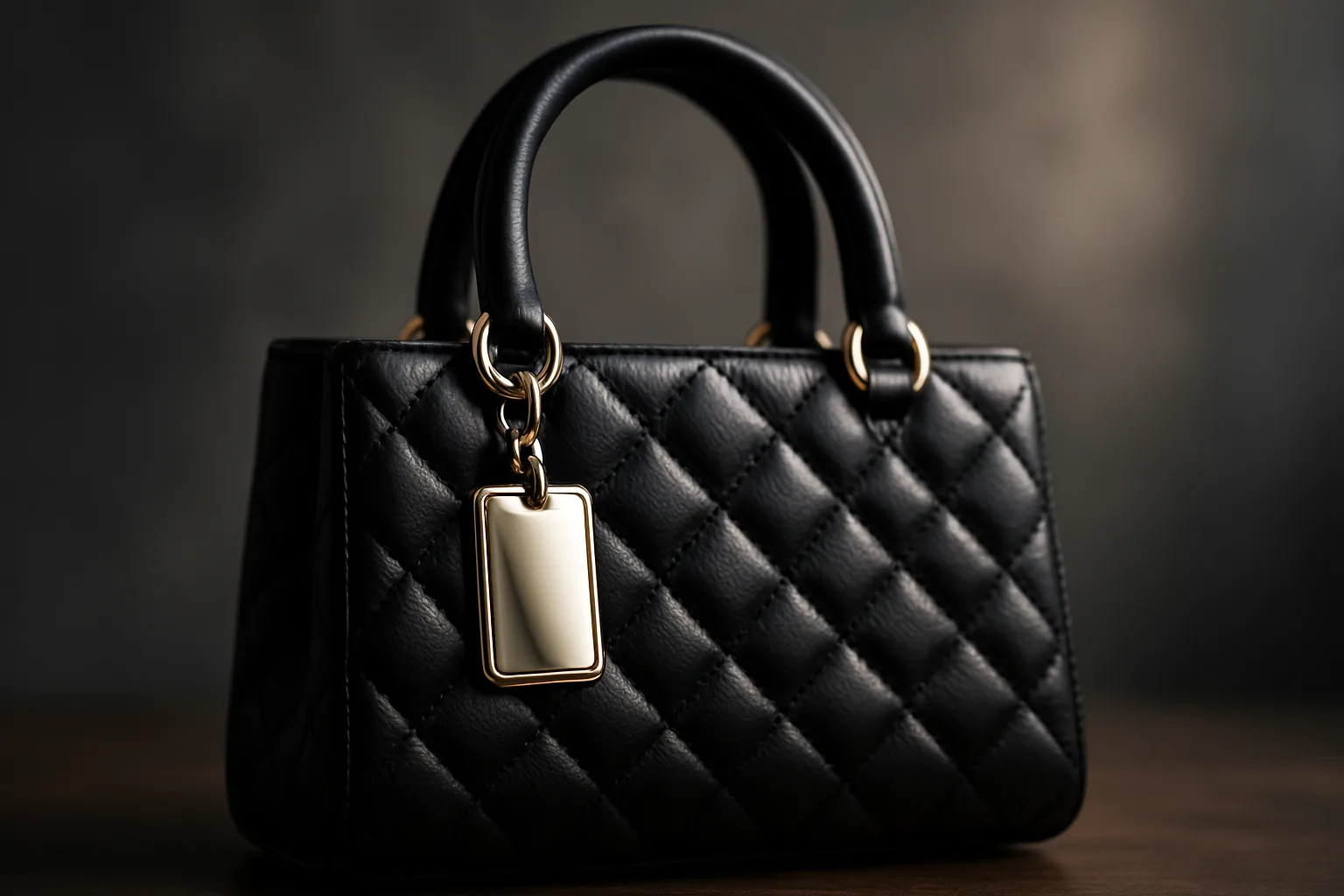 Why Zinc Alloy is Ideal for Custom Bag Tag Production 2 Fashionable bag with a zinc alloy tag