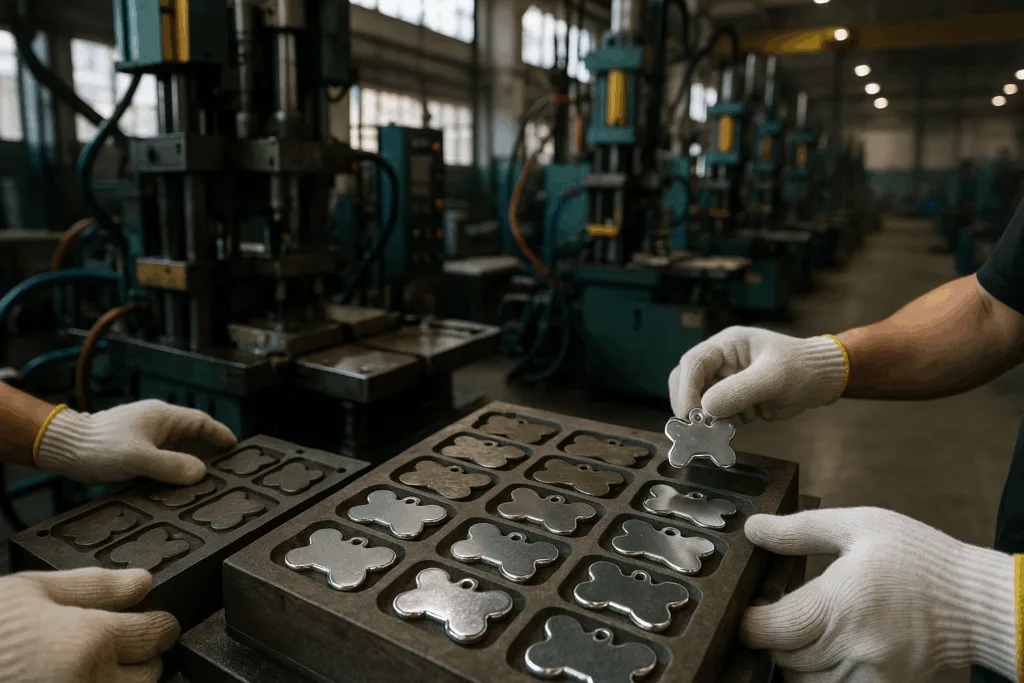 manufacturing zinc alloy dog name tags