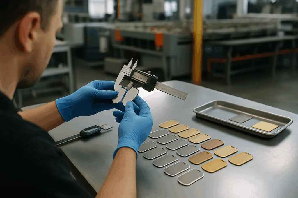 The Ultimate Guide to Custom Dog Tag Manufacturing 1 qc inspection custom dog tags