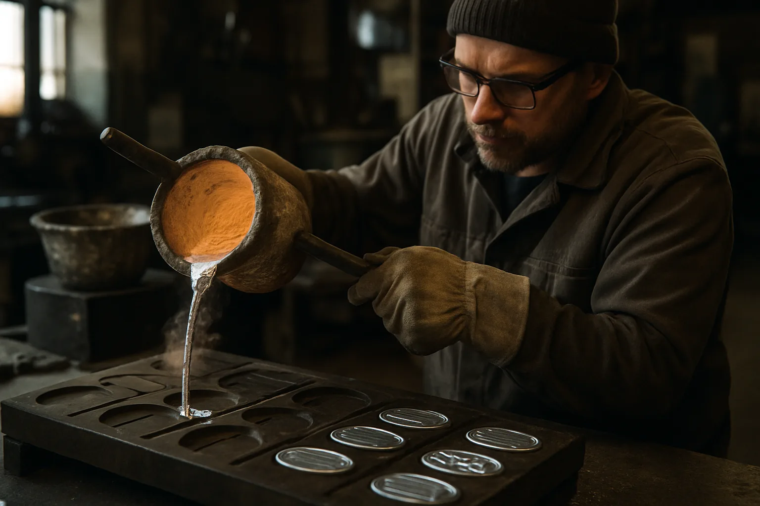 Why Zinc Alloy is Ideal for Custom Bag Tag Production 1 Artisan casting zinc alloy tags