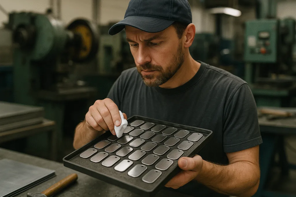 dog tag manufacturing recycled stainless steel