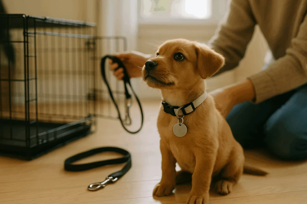 puppy training bold tag