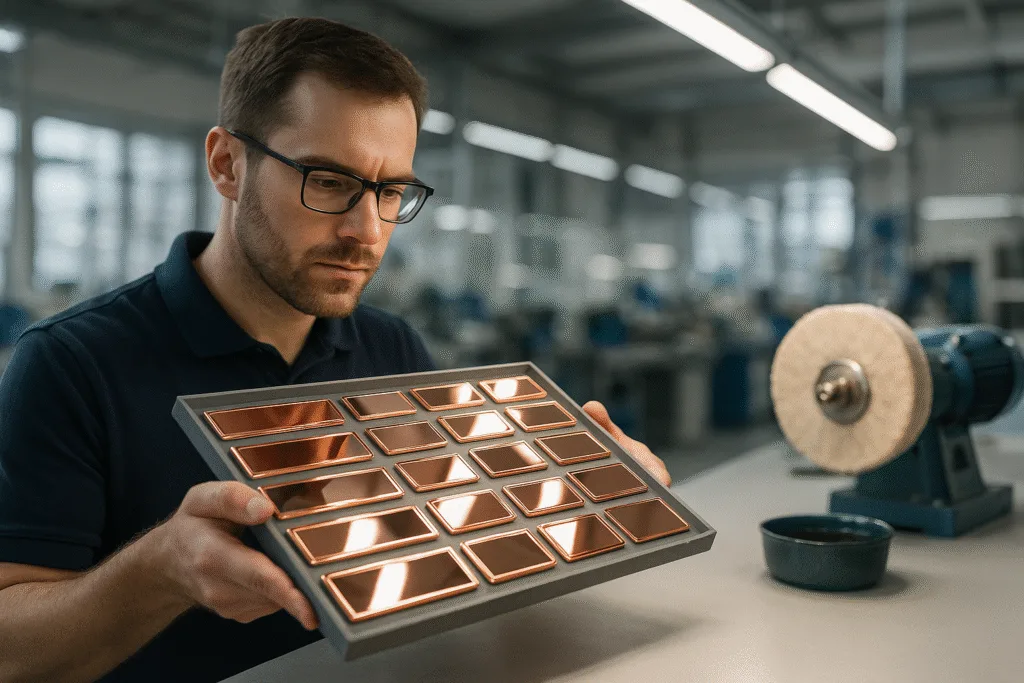 rose gold nameplate production quality