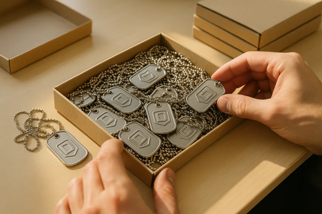 Custom Logo Dog Tags — Metal Process, Design Guide & Bulk Buyers 3 bulk buyer guide dog tags