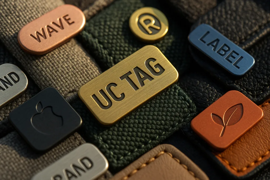 Engraved Metal Name Tags with Brand Logos: Precision & Reliability for Every Application 3 custom metal logo tags fashion