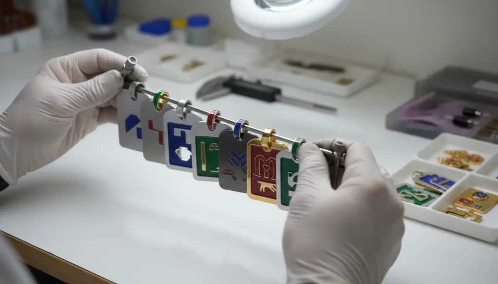 Custom Logo Luggage & Bag Metal Tags — Premium Branding Solution