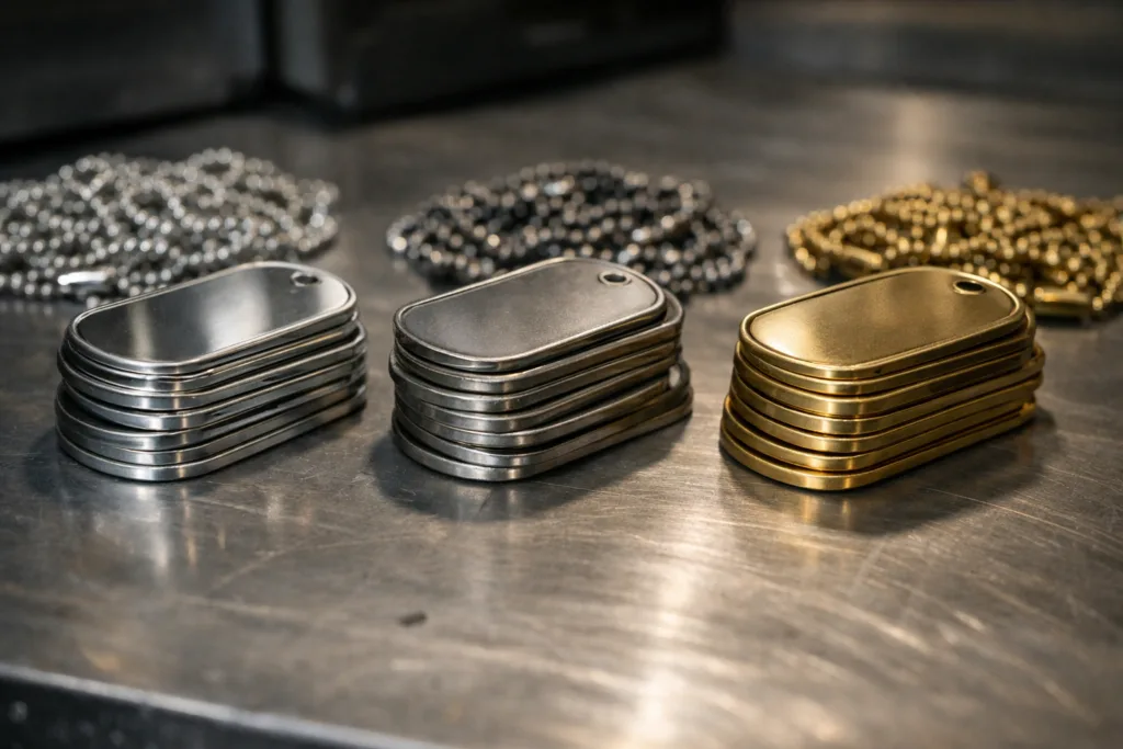 Military & Armed Forces Dog Tags — Metal Specs & Collector/Team Bulk Guide 1 military dog tags metal specs