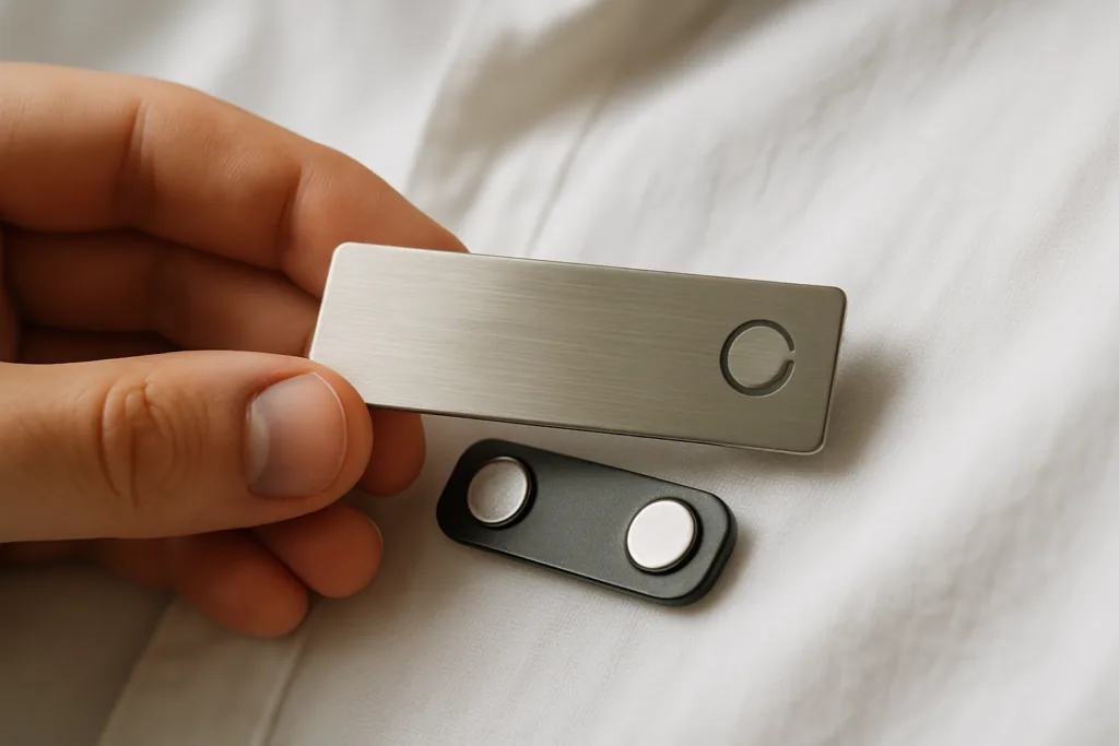 Magnetic Metal Name Tags with Logo — Manufacturing & Bulk Custom Guide