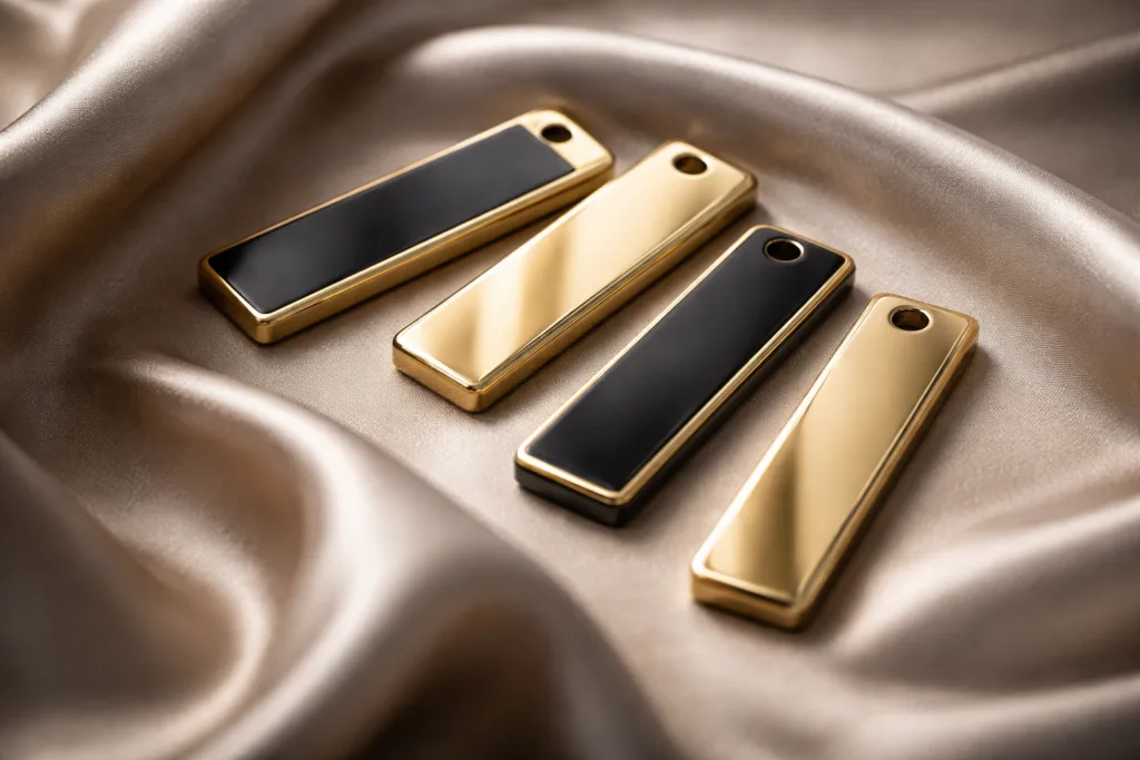 Why Black & Gold Remain the Ultimate Luxury Power Combo in Design 1 black gold metal tags luxury