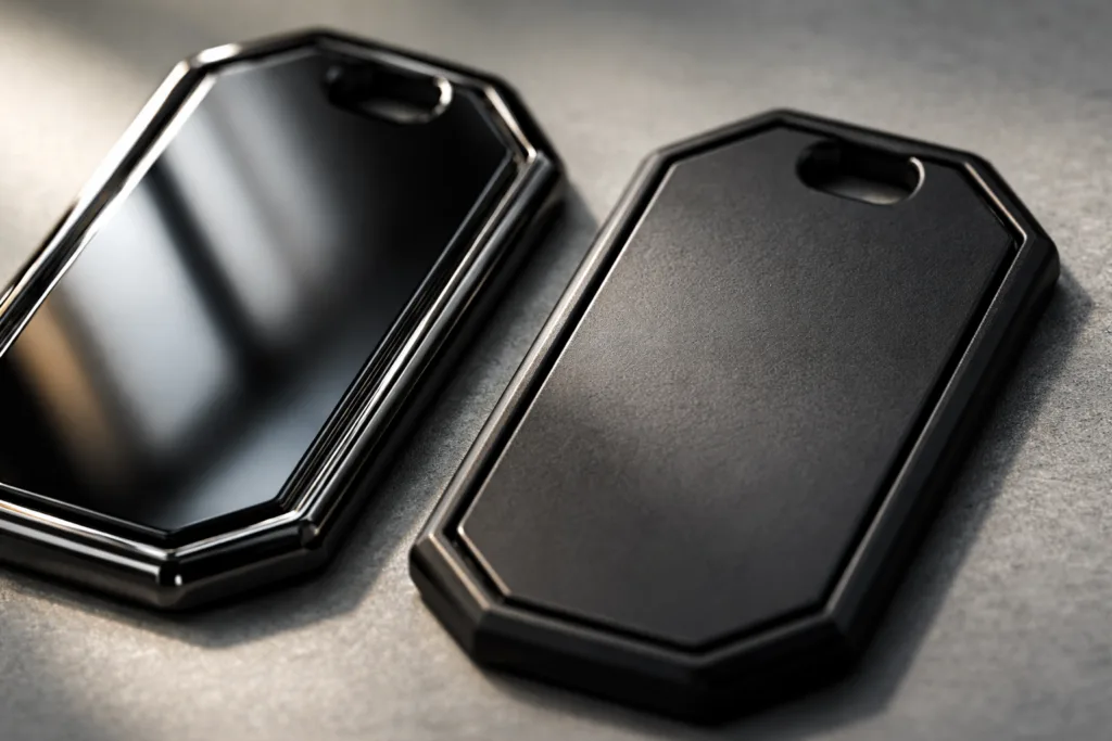 Black Nickel vs. Black Dye: 7 Expert Secrets for Stunning Black Metal Finishes 2 black nickel dye tag comparison