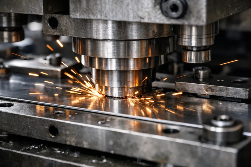 Comparing Die Stamping and Die Casting: Match Your Design Needs with the Right Method 2 die stamping process close up