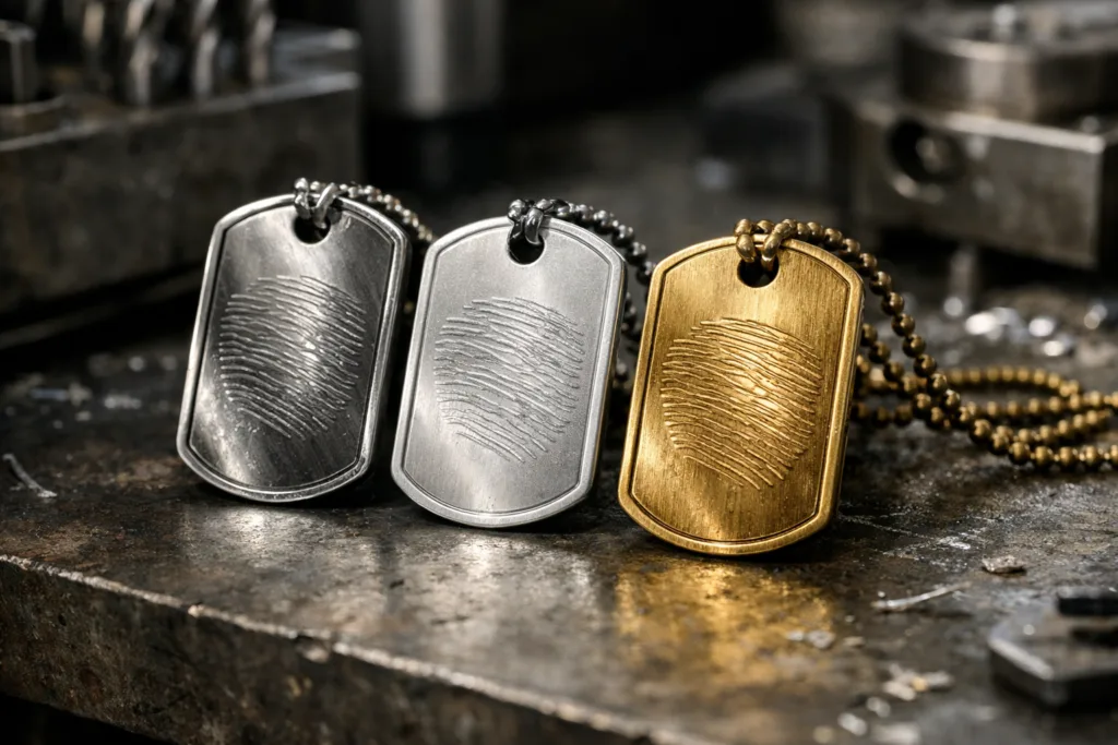 Your Ultimate Gauge Guide: 7 Essential Tips for Material Thickness in Garments and Dog Tags 2 dog tag gauge workbench comparison