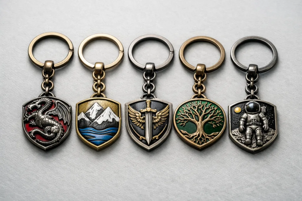 7 Reasons Why Sculptural Relief Sets 3D Molded Keychain Tags Apart 3 premium keychains sculptural relief