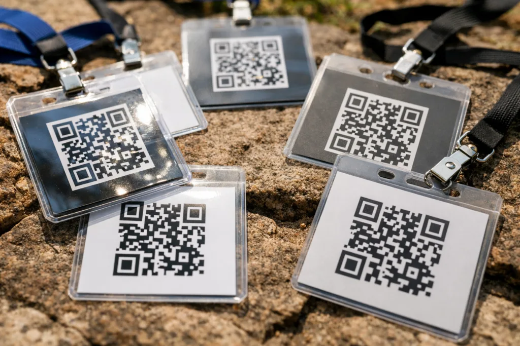 Matte or Glossy? 7 Proven Ways Surface Texture Changes QR Code Readability 3 qr code event tag sunlight test