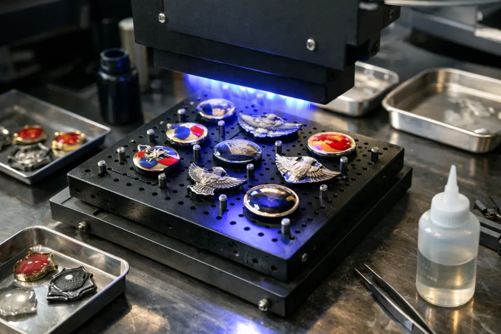 6 Key Factors: The Smart Way to Use Epoxy Domes and Clear Protective Coating for Lasting Durability 3 uv cured resin coatings badges