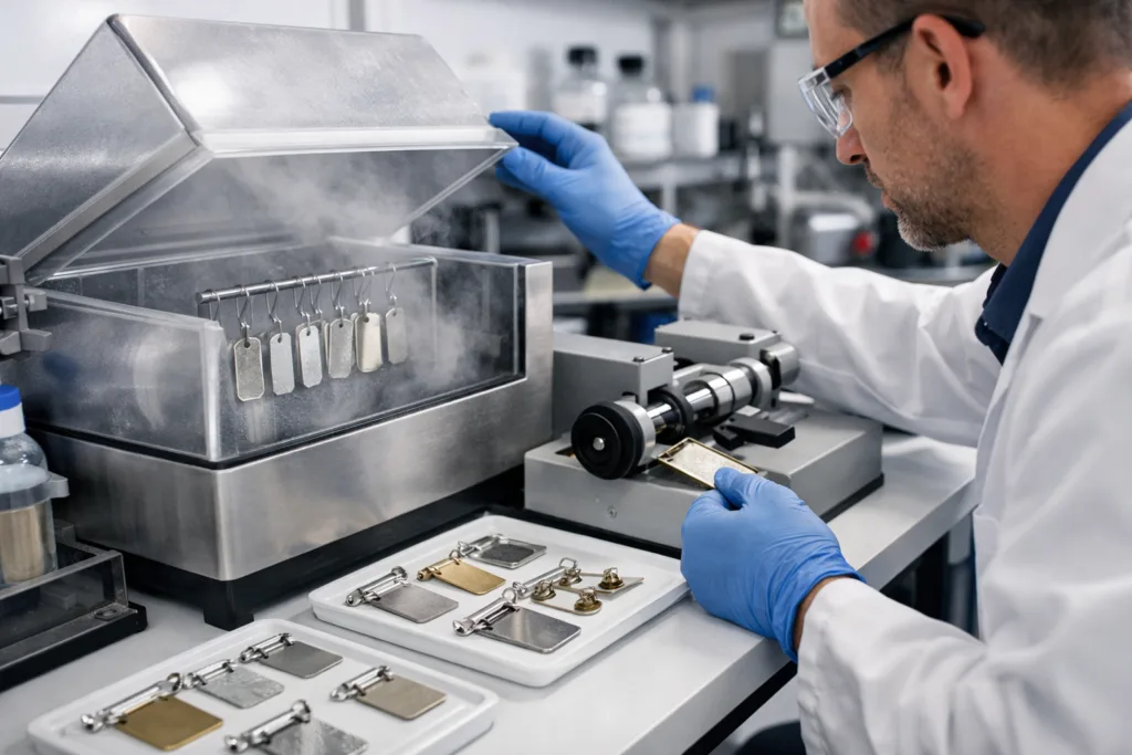 Choosing the Right Badge Attachment: Safety Pins vs. Clutch Pins Explained for Engineers & Buyers 3 badge attachment durability testing