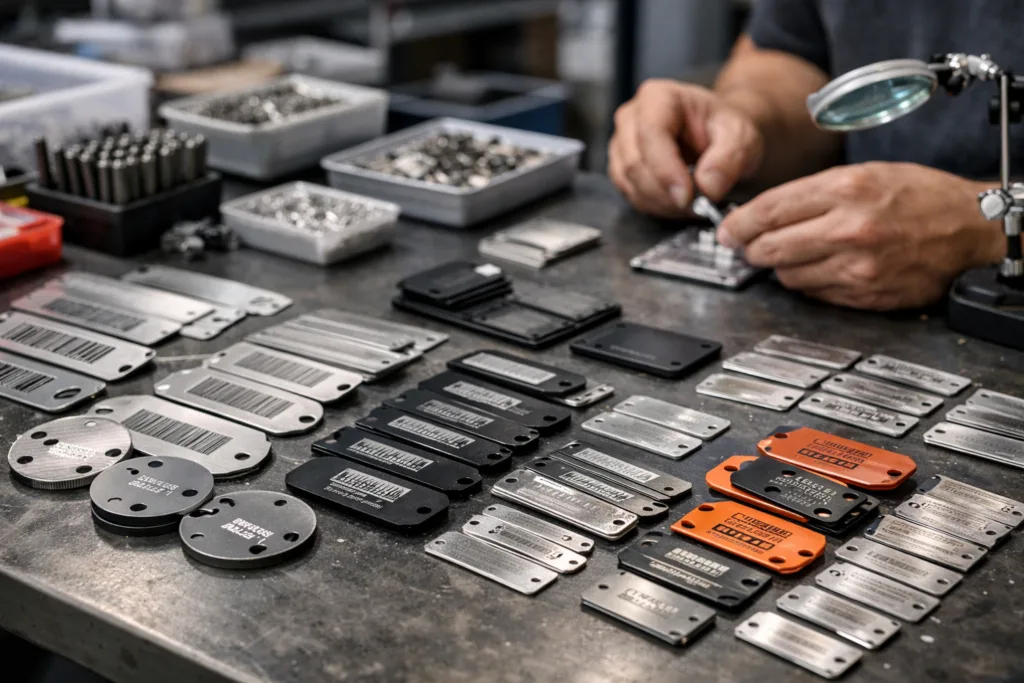 Expert Font Size Guide: Choosing the Minimum Legible Text for Metal Tag Engraving and Stamping 3 industry use case font size engraving stamping