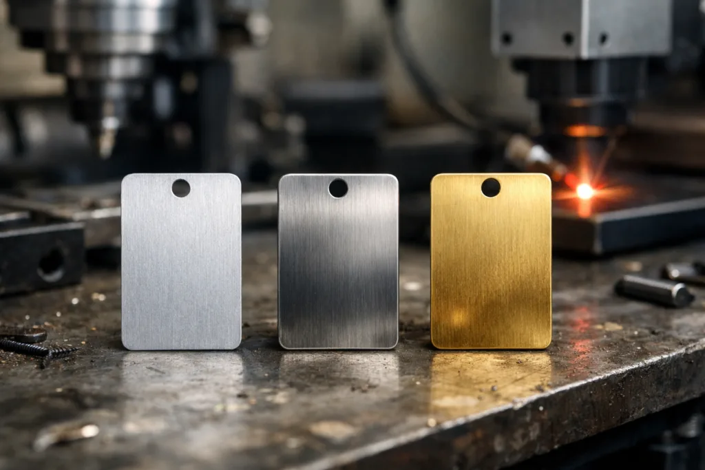Unlock Precise Metal Molds: Why Vector Art Files Are Non-Negotiable 2 material comparison metal tags