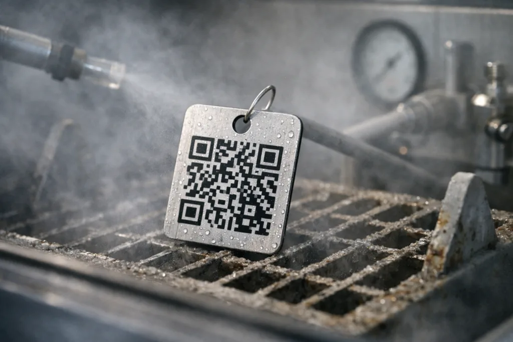 Expert Guide: Designing QR Codes That Scan Every Time on Metal Tags 3 qr code durability testing metal